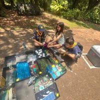 Finished model of the city... each wolf pack have decorated two boxes. 