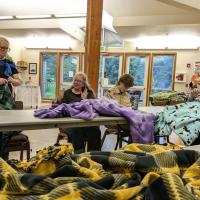 Other adults from the church and community helped out