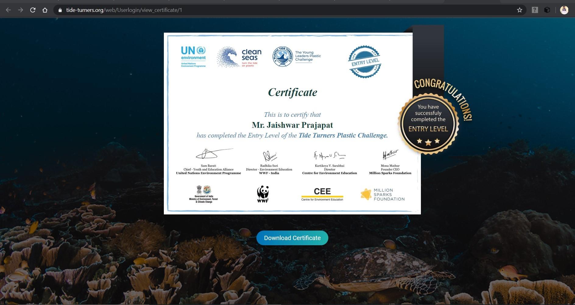 Reuse of the washing machine water World Scouting