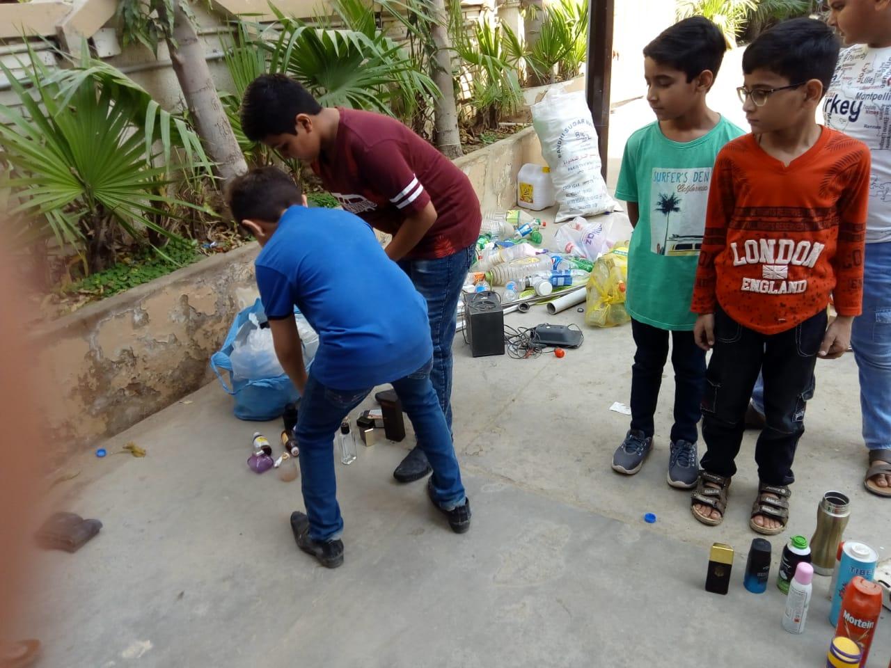 Junk Collection and Recycling Plastic Bottles World Scouting