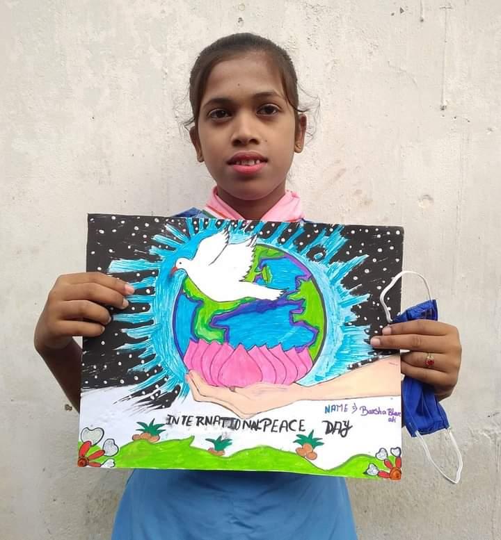 world peace poster making