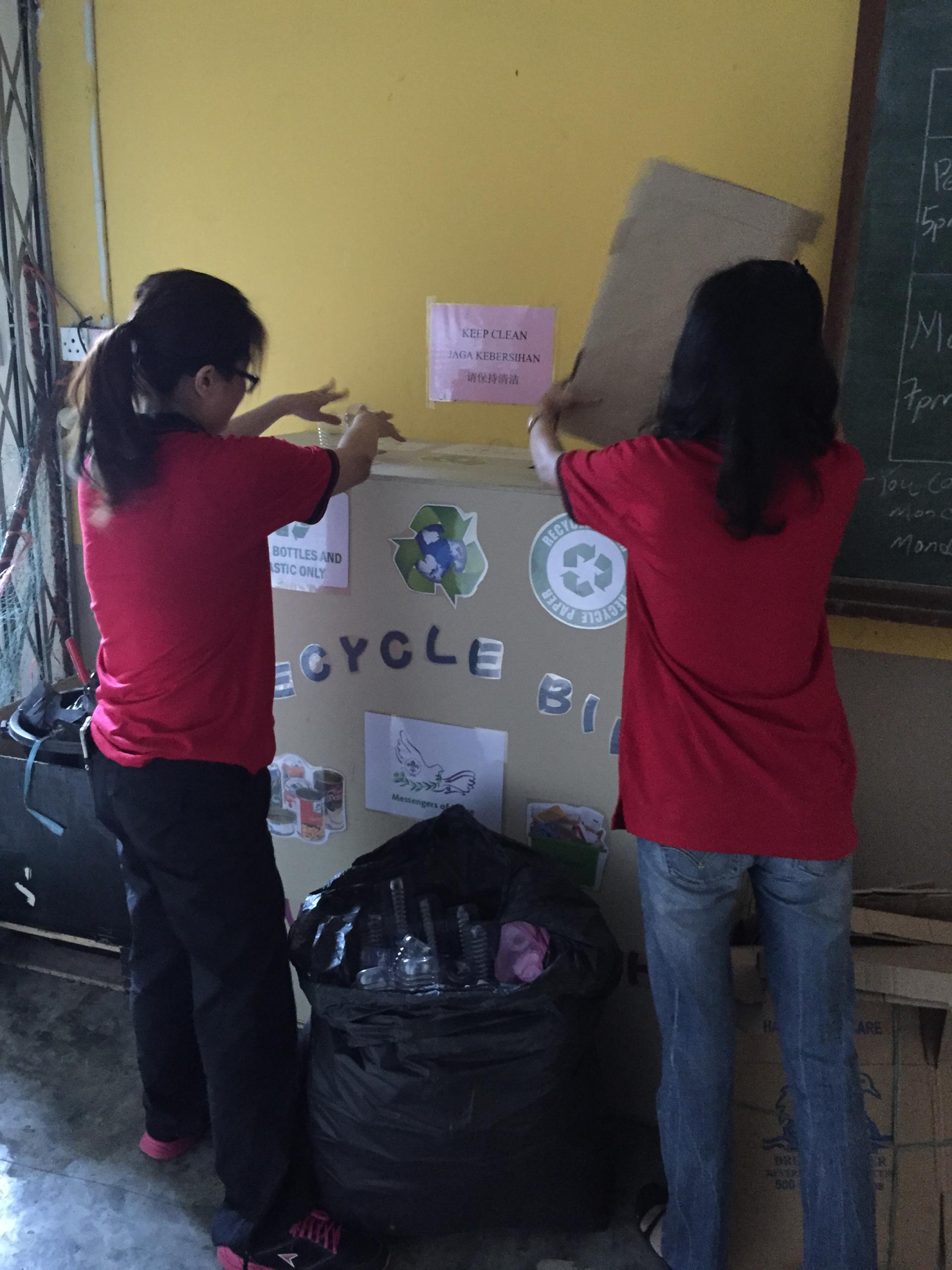 MOP DONATION OF RECYCLABLE SUBSTANCES TO MALAYSIA ,SARAWAK,SIBU