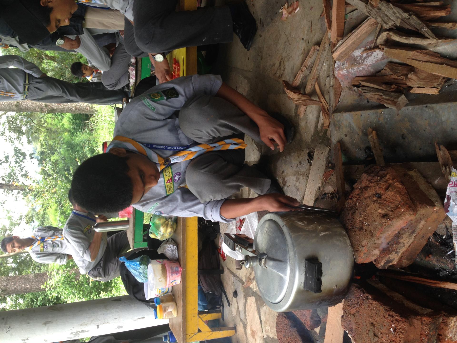 SXG Boy scout cooking competition World Scouting