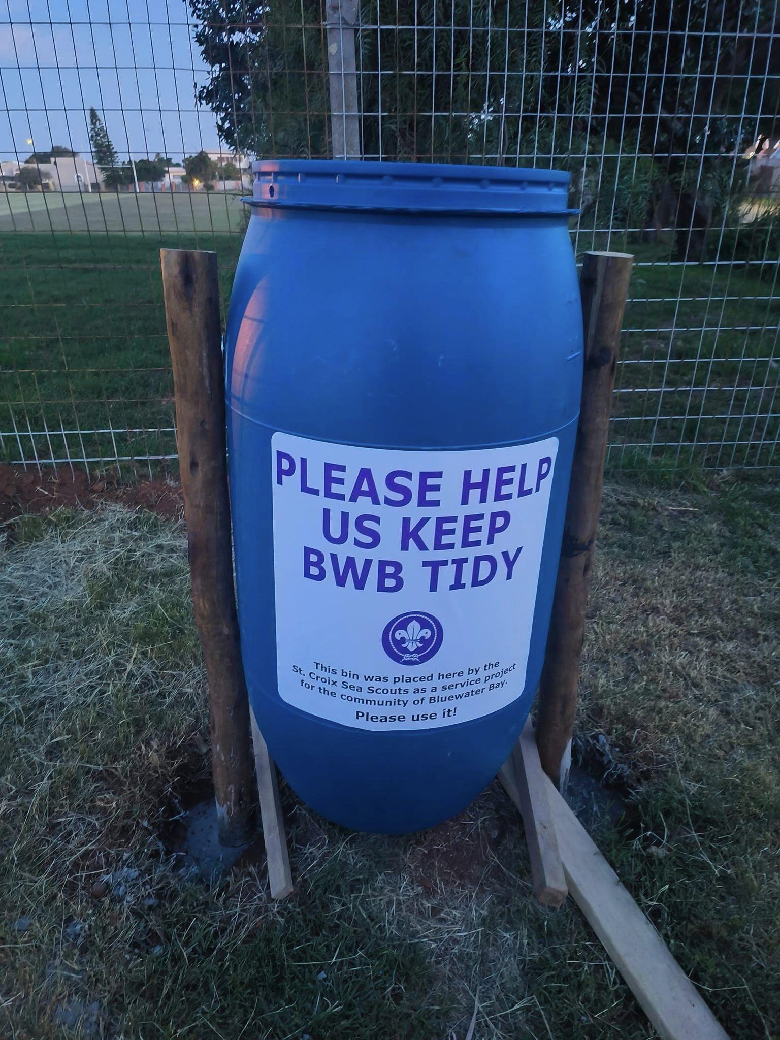 Bin there, done that Community Bin Installation World Scouting