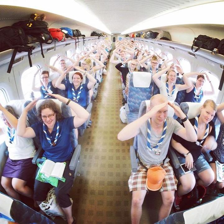 Scouts travelling to Japan