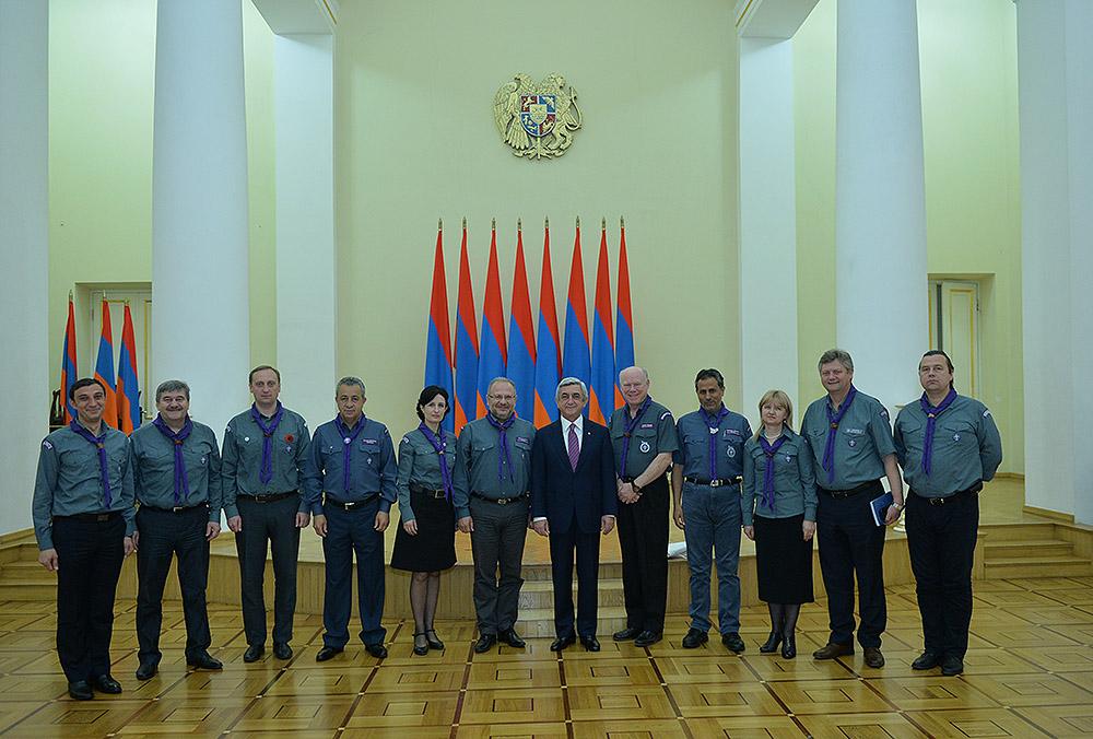 Meeting of official delegation of the WOSM with Goverment of Armenia