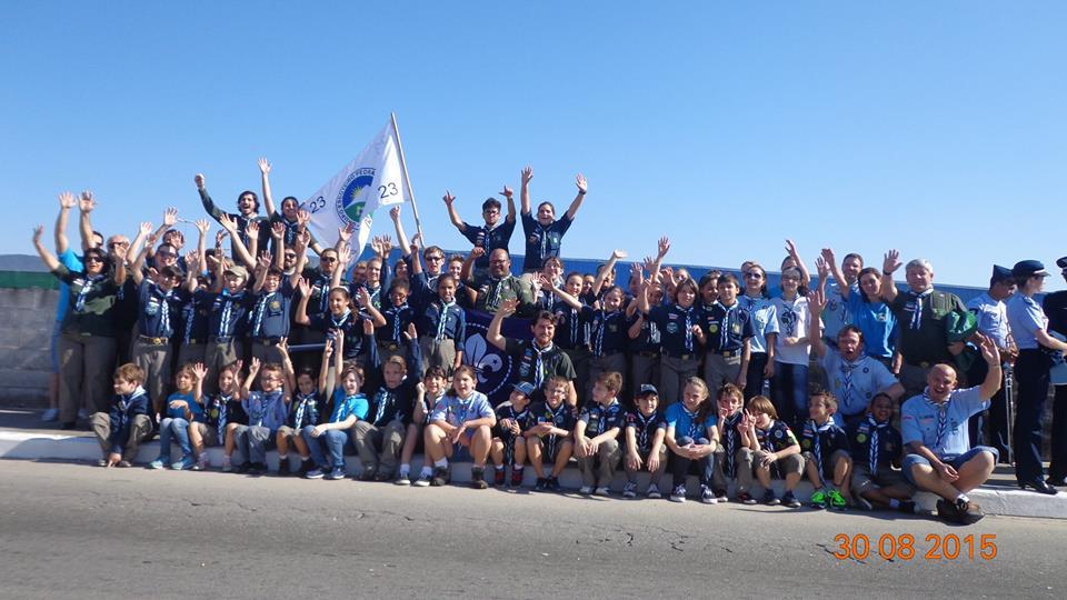Grupo Escoteiro Pedra Branca participa do desfile Cívico de Palhoça