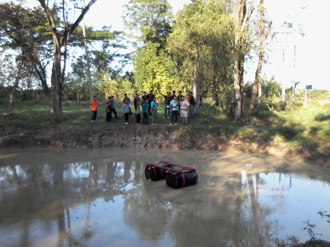 Rover scouts of college of agriculture and technology Udon Thani province Thailand . December 19-21 ,2014. We have a college scout camp. 