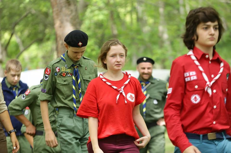 Georgian scouts in "Wonderland 2016"