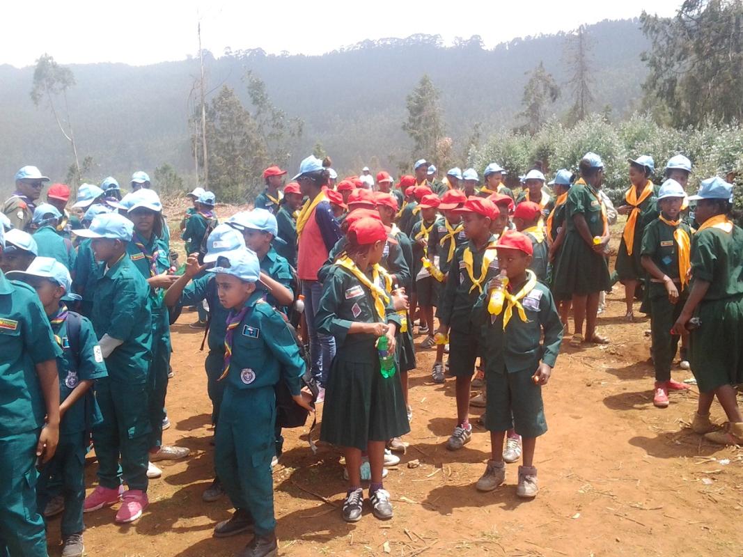 Ethiopia scout Association Celebrate the World Environment day in collaboration with Adiss Ababa Environmental Protection Authority with the Moto, “Connecting People to Nature”.
