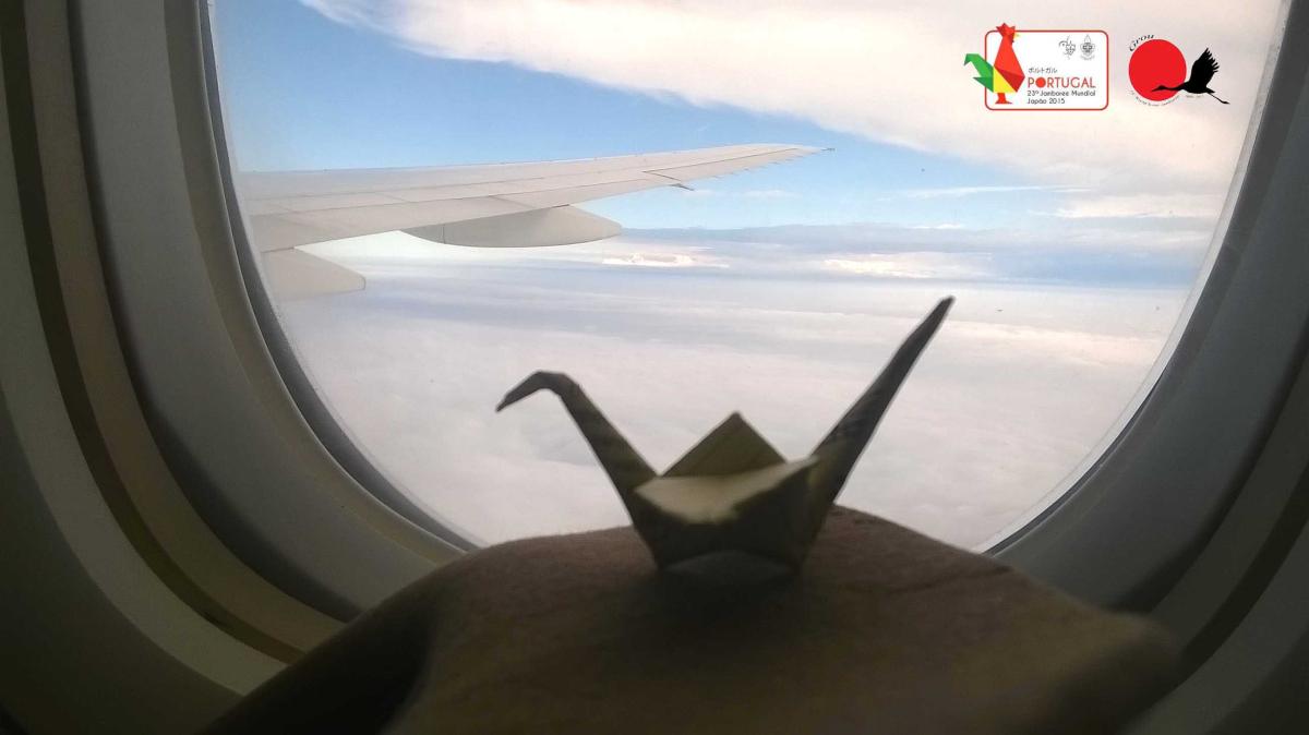 # WSJ2015 - Portuguese Tsuru for peace heading to Japan