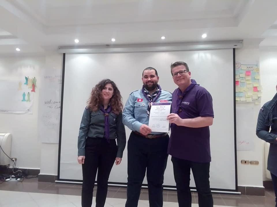  the World Organization of Scouting Movement Consultants training in the Arab Region