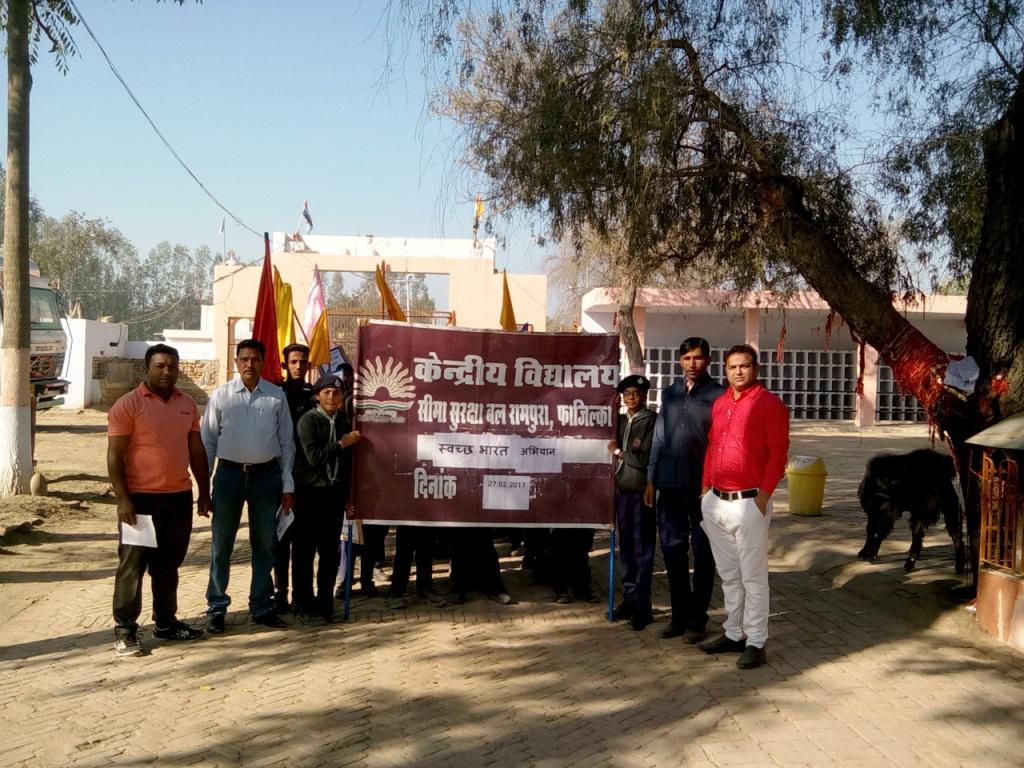 CLEAN INDIA CAMPAIGN RALLY (VILLAGE - BANWALA HANWANTA - FAZILKA(INDIA) ON 27.02.2017