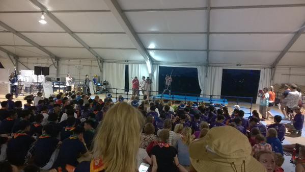 Kuju Subcamp talent show.