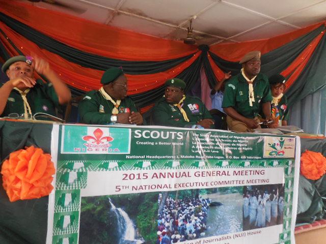 THE SCOUT ASSOCIATION OF NIGERIA: 2015 ANNUAL GENERAL MEETING & 5TH NATIONAL EXECUTIVE COMMITTEE SESSION 18th to 21st of June 2015