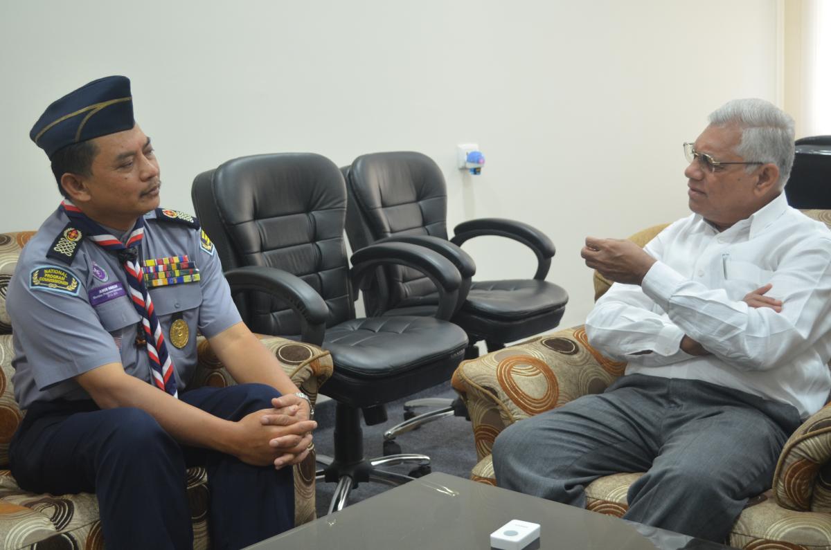 Very Good Discussion with Bharat Scout Commissioner 