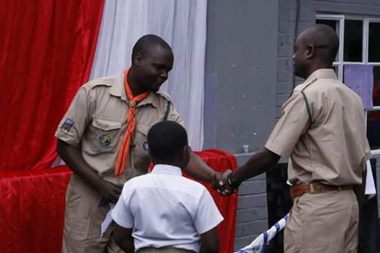 Allure Elementary Scout Leaders Investiture