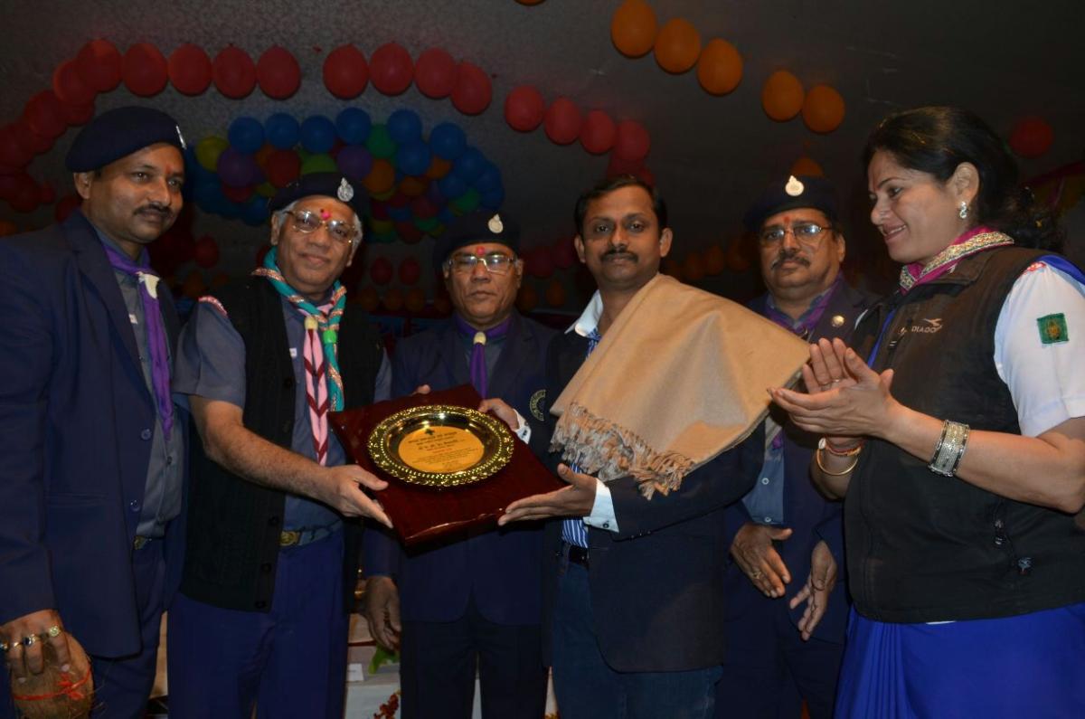 Felicitation for Excellent Service to Scouting and Guiding in Dantewada, India