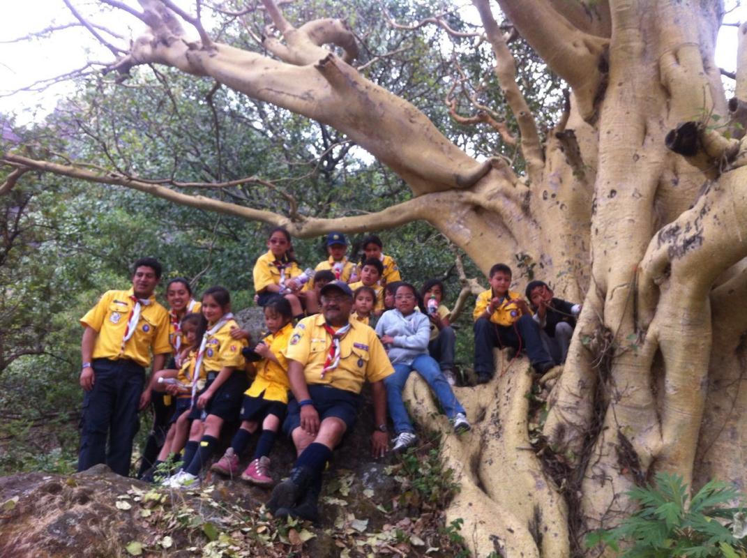 Campamento de Manada en Meztiltla Morelos, Campo Escuela Scout
