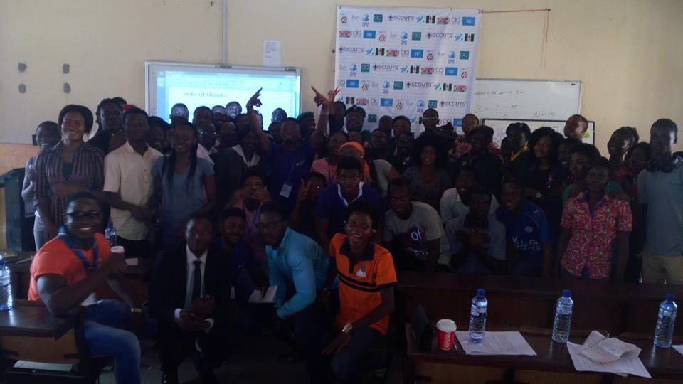 SCOUTING STORMS UNILAG FOR THE 2016 INTERNATIONAL DAY OF PEACE