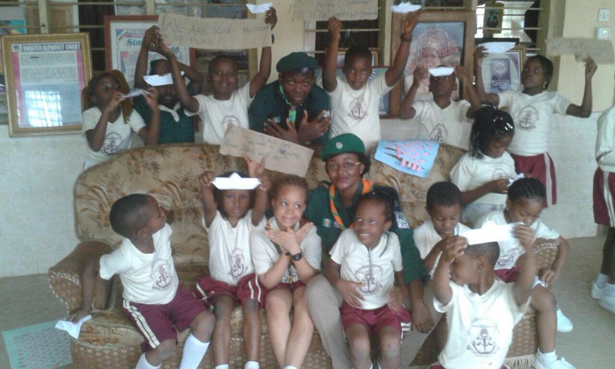 The Scout Association of Nigeria celebrates International Peace Day