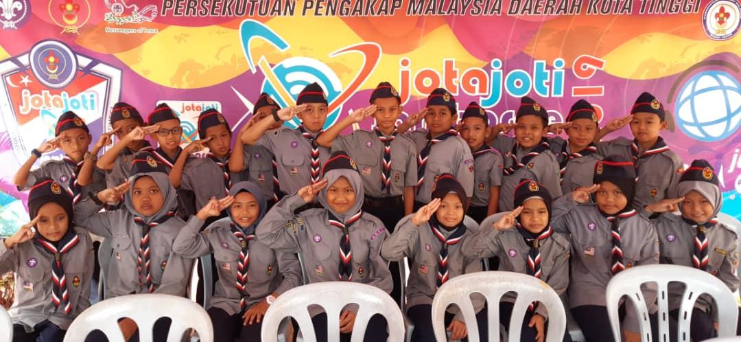 SK TUNJUK LAUT DI EVENT JOTA JOTI DAERAH KOTA TINGGI BERTEMPAT DI SMK TAMAN KOTA JAYA