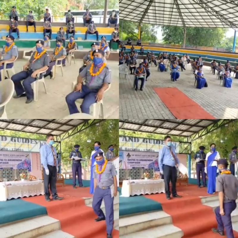 felicitation ceremony of COVID 19 warrior