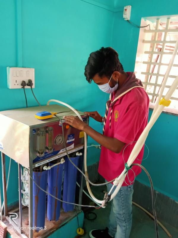 * Water cooler cleaning . World Scouting