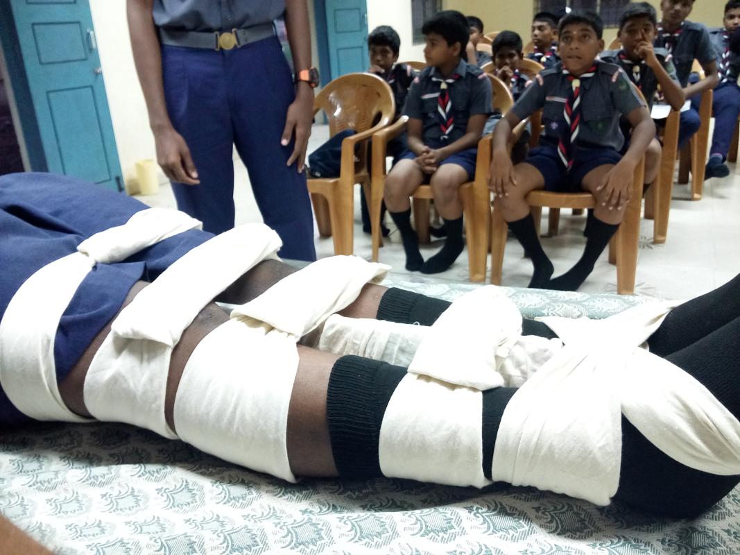 Troop meeting VOC scout troop ICF chennai