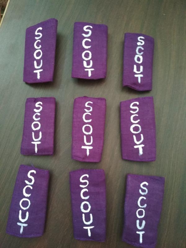 We create cloth woggles.