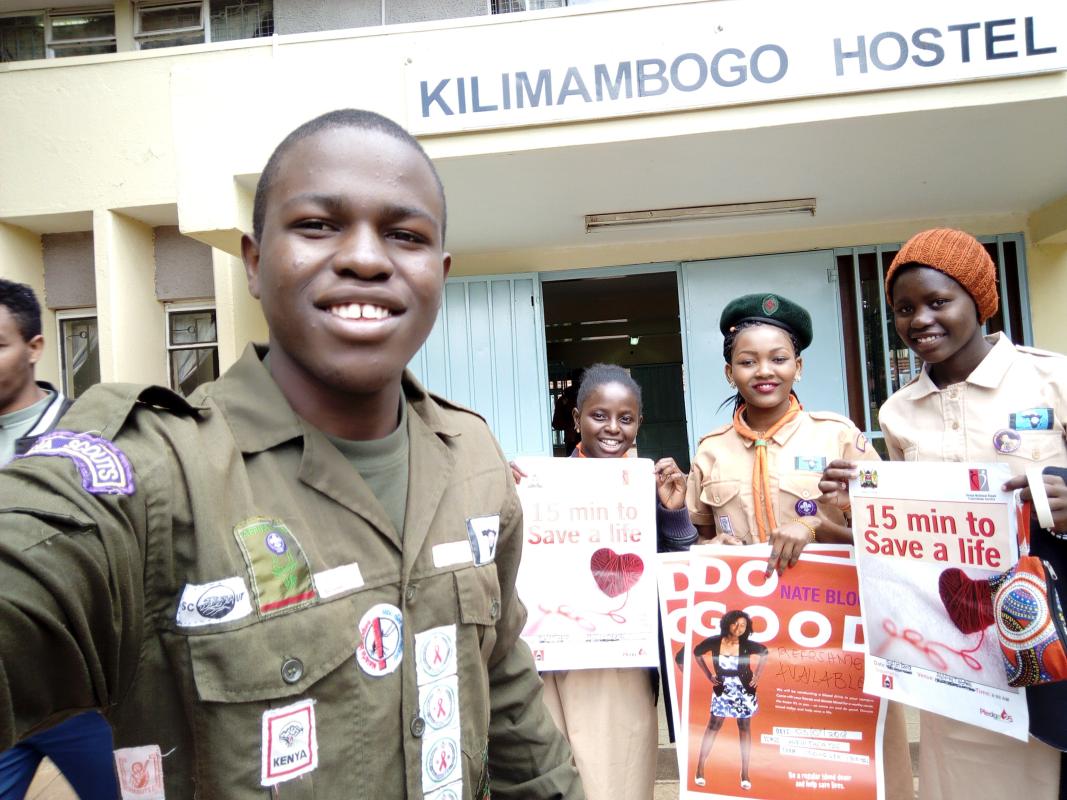 kenyatta University scout Troop spear-heads a Blood Drive Initiative
