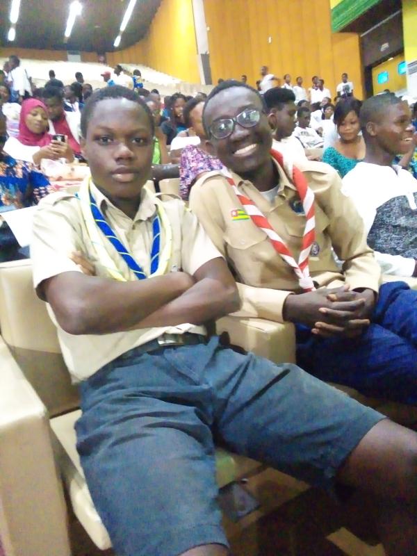 PARTICIPATION DES SCOUTS DU TOGO FORUM DE LA JEUNESSE POUR LA PAIX 'violance option Zero"