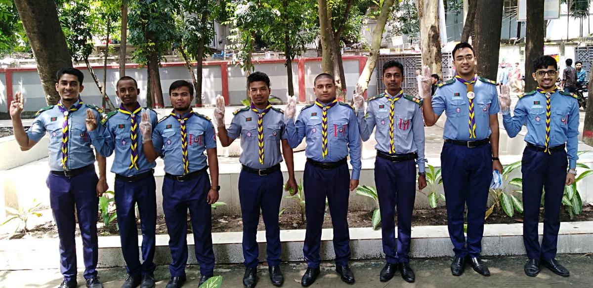 ‘রোভার স্কাউটের অঙ্গীকার, পরিবেশ রাখব পরিষ্কার’
