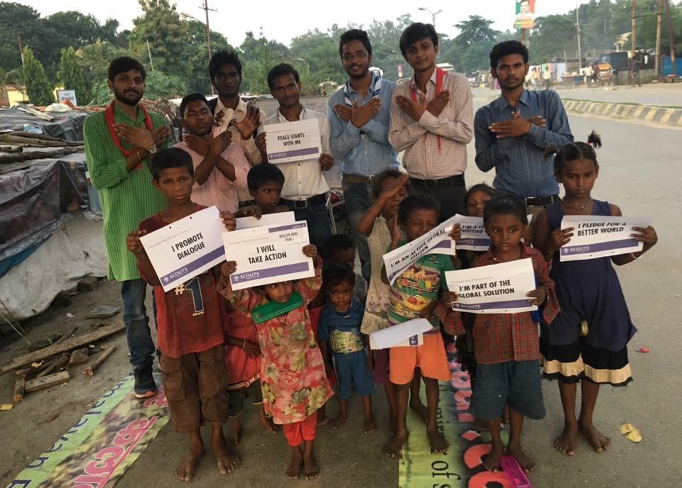 Mop work in Smile Roti Bank  at Gorakhpur 