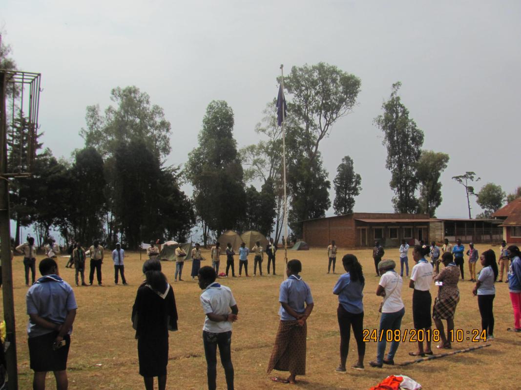 Premier Camp provincial des scouts et guides du Sud-Kivu (RD Congo).