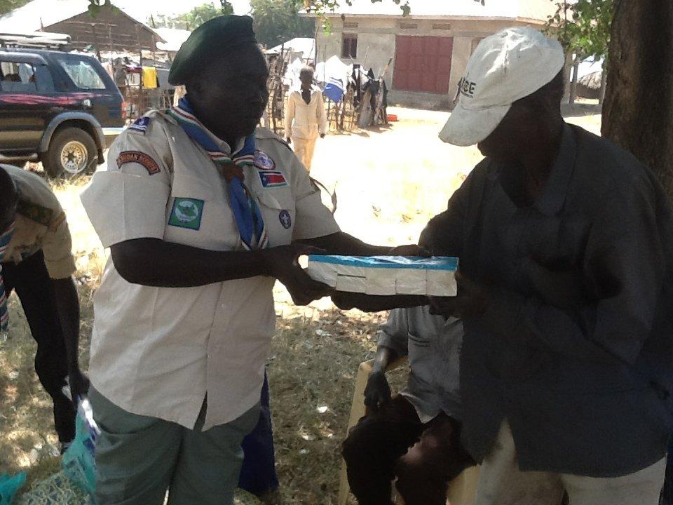 Scouts leprosy support