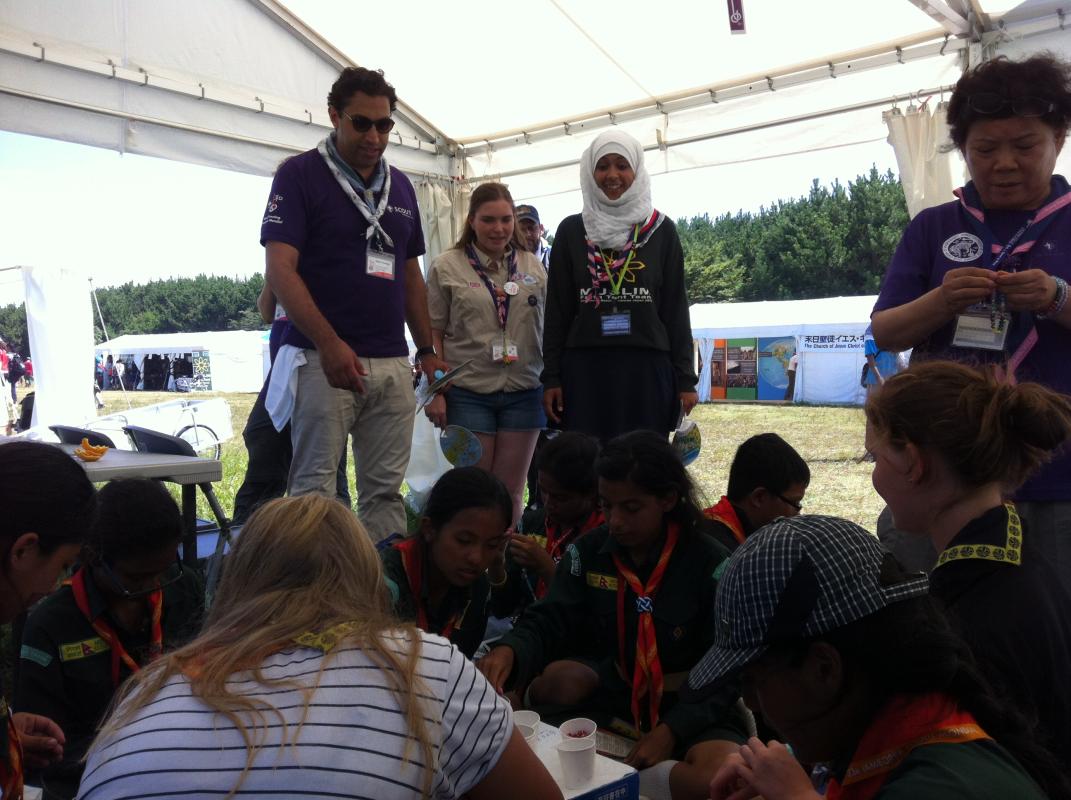 UN Secretary General’s Envoy on Youth and Humans of the Jamboree.