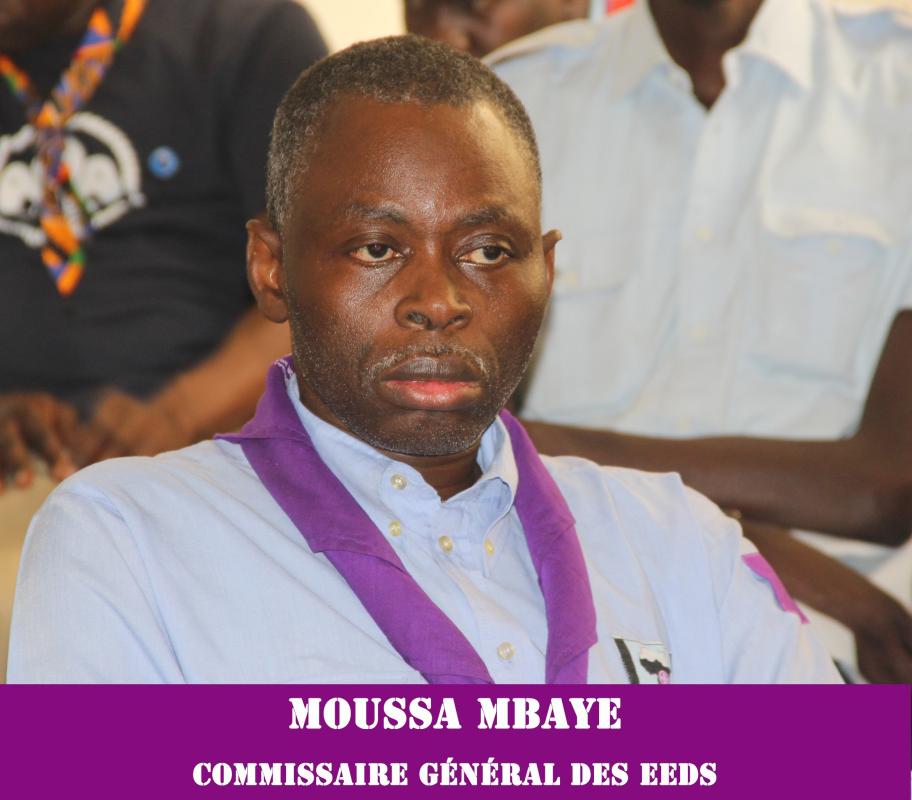 Moussa Mbaye élu noouveau commissaire général de l'association des Eclaireuses et Eclaireurs Du Sénégal