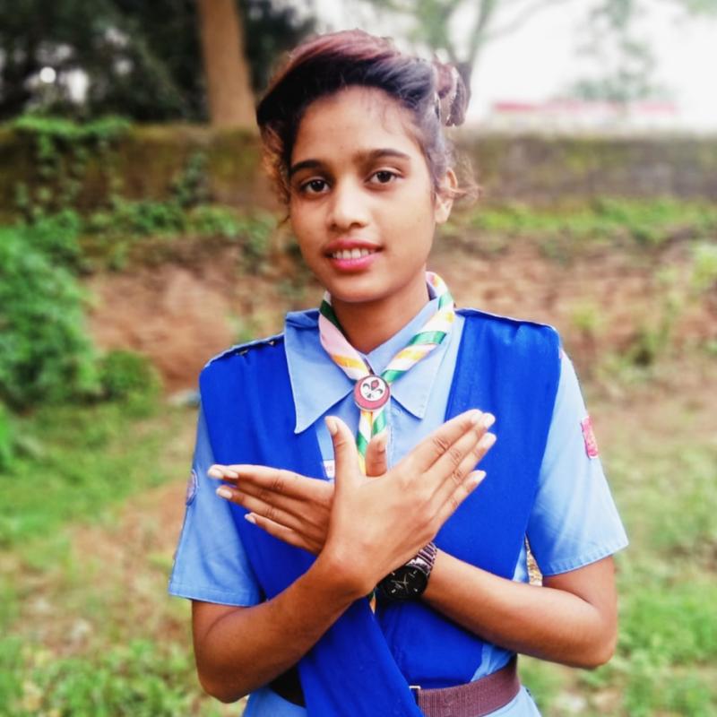 Scouting sunrise day and scout scarf day #bsgindia#bsgNYF