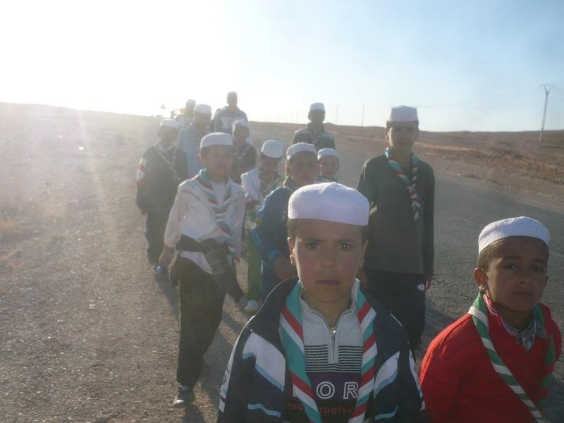 Caravan of “Hope”of Scouting 70 km on foot - AGERIA