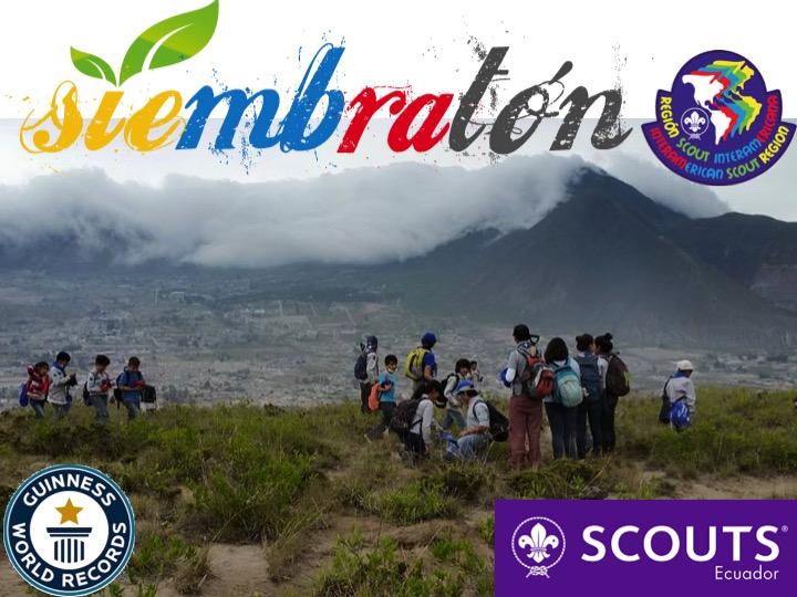 La Organización Mundial de Record Guinness le otorgó al Presidente de la República de Ecuador el Record Mundial alcanzado por el #Siembraton2015 #ScoutIAR