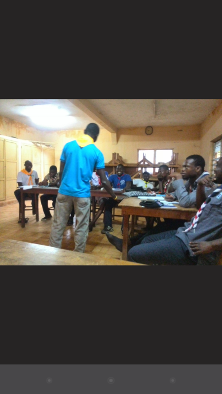 RESTITUTION DU FORUM ZONAL DES JEUNES AUX CHEFS DE GROUPE.