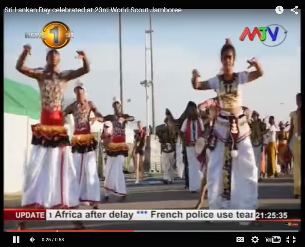 Sri Lankan Media Covers the World Jamboree