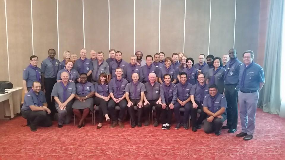 Fantastic spirits at the 3rd World Scout Committee in Baku, Azerbaijan