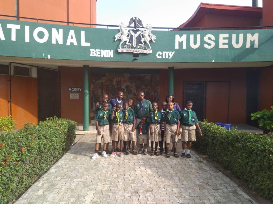 FUNIS SCOUT TROOP ON TOUR.