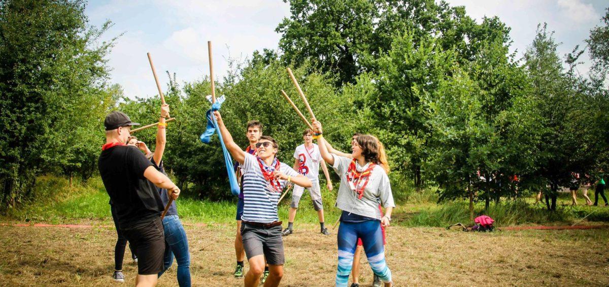 Volunteers on Central European Jamboree in Wrocław
