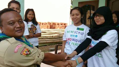 This action we prabuhi from Bandung who serve the nation ready to build the country