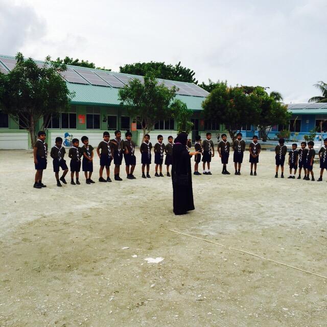 Cub Scouts Training in GA. AEC, Maldives