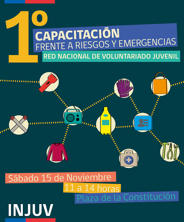 Capacitación frente a riesgos y emergencias INJUV