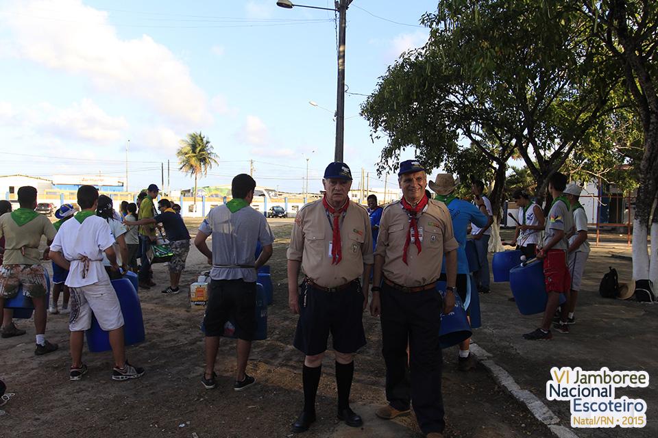Escoteiros dos Estados Unidos, Chile e Portugal visitam o VI Jamboree brasileiro